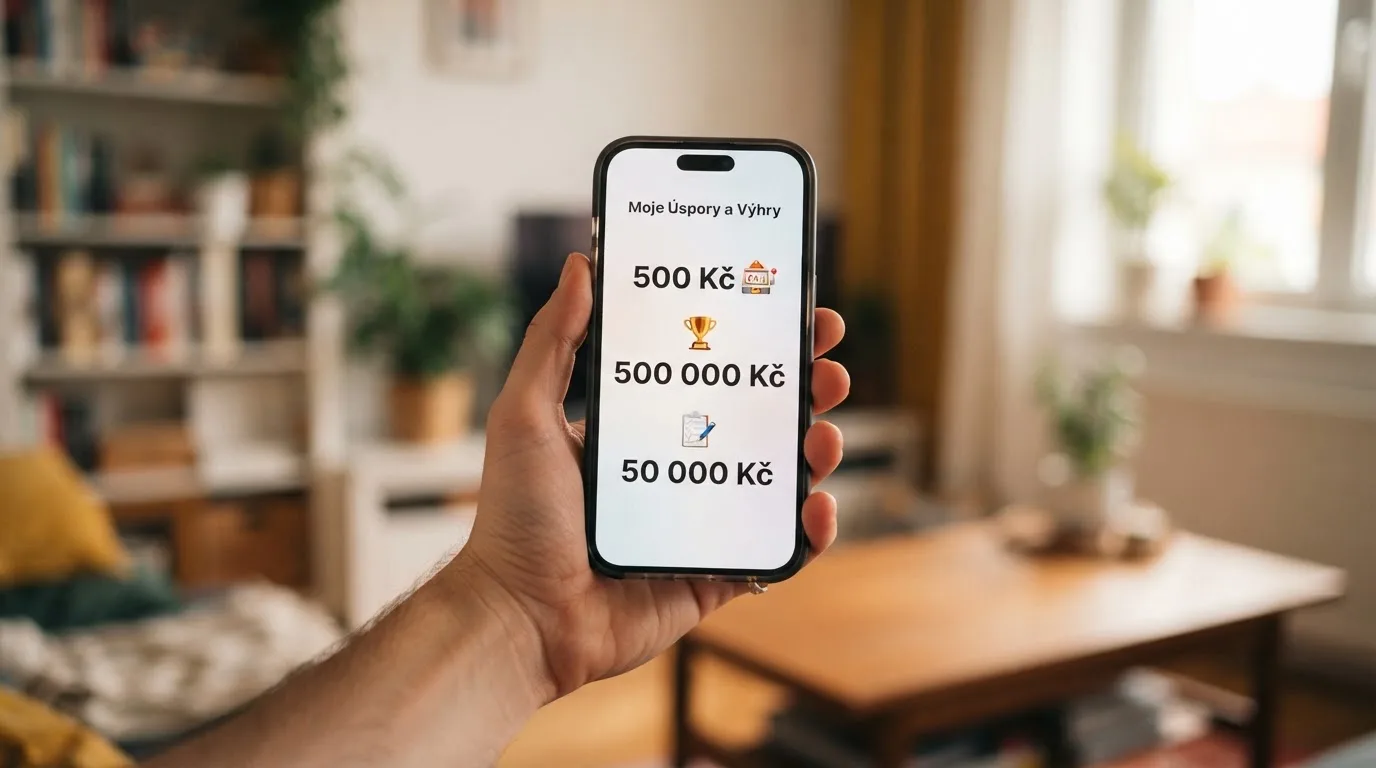 Infografika shrnující tři klíčové limity: max sázka 500 Kč, max výhra 500 000 Kč, daňový práh 50 000 Kč — s ikonami automatu, výherní kombinace a daňového přiznání